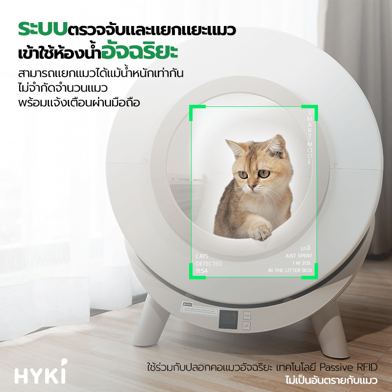 ห้องน้ำแมวอัตโนมัติ NOTTY